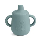 Kubki dla dzieci - Kubeczek Silikonowy Niekapek Z Ustnikiem Giraf & Koala Lead Nuuroo - miniaturka - grafika 1