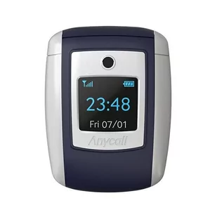 Samsung Etui Anycall Galaxy Buds Pro / Buds Live, granatowo-srebrne - Etui i futerały do telefonów - miniaturka - grafika 1