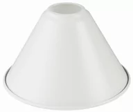 Oprawy, klosze i abażury - Klosz metalowy mały biały stożek loft E27 - miniaturka - grafika 1