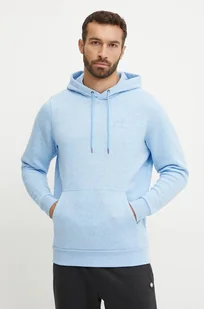 Under Armour bluza męska kolor niebieski z kapturem z nadrukiem - Bluzy męskie - miniaturka - grafika 1