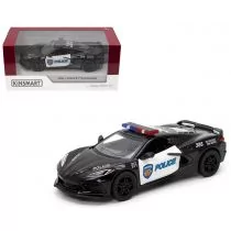 Corvette policja 1:36 Kinsmart - Samochody i pojazdy dla dzieci - miniaturka - grafika 1