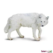 Figurki dla dzieci - Safari Ltd 220029 Wilk biały polarny  9,5x6,5cm - miniaturka - grafika 1