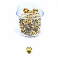 Półfabrykaty do biżuterii - Koraliki Metalowe Przekładki Z Kryształkami 100Szt - miniaturka - grafika 1