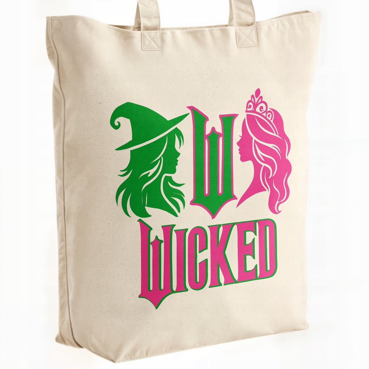 Torba bawełniana Premium Wicked For Good Oz Elphaba Glinda Dla Fanów