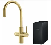 Baterie kuchenne - Bateria stojąca FRANKE Mythos Water Hub All in One Złoto 160.0731.755 - miniaturka - grafika 1