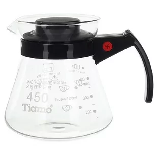 TIAMO Szklany Server Tiamo z rączką 450 ml 4715660723140 - Dzbanki i imbryki - miniaturka - grafika 1