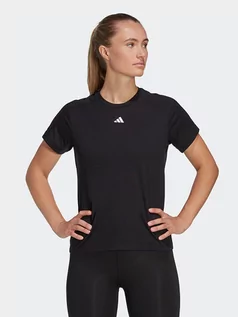 Koszulki sportowe damskie - adidas Koszulka sportowa w kolorze czarnym - grafika 1