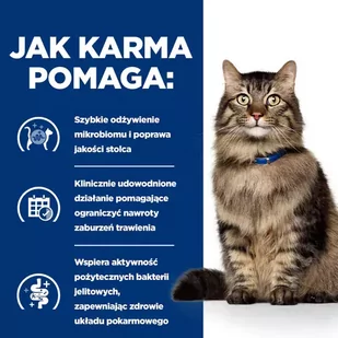 HILL'S PD Prescription Diet Feline Gastrointestinal Biome 3kg + niespodzianka dla kota GRATIS! - Sucha karma dla kotów - miniaturka - grafika 4