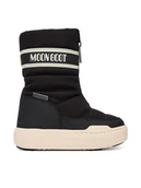 Buty dla dziewczynek - Moon Boot Śniegowce Jr Park Zip High Wp 80D3440080 S Czarny - miniaturka - grafika 1
