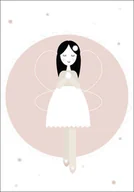 Plakaty - Plakat, Anioł Wanda różowy, 70x100 cm - miniaturka - grafika 1