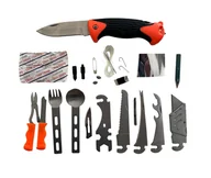 Inne akcesoria dla wędkarzy - Texar Zestaw Bushcraftowy Survivalowy 13 Elementów - miniaturka - grafika 1