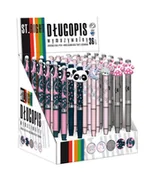 Długopisy - St.Right, Długopis wymazywalny automatyczny z ergonomicznym uchwytem dziewczęcy, mix wzorów - miniaturka - grafika 1