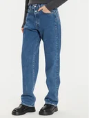 Spodnie damskie - REPLAY Jeansy W9Z1 .000.759 53D Niebieski Straight Fit - miniaturka - grafika 1