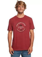 Koszulki męskie - Quiksilver Podstawowa koszulka męska czerwona XXL - miniaturka - grafika 1