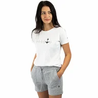 Spodenki damskie - Szorty Spodenki Dresowe Damskie Captain Mike Xl - Szare - miniaturka - grafika 1