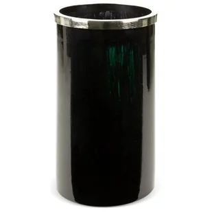 Wazon Dekoracyjny Tuba Capri 19X19X33 Czarny - Wazony i flakony - miniaturka - grafika 1