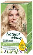 Farby do włosów i szampony koloryzujące - Schwarzkopf Natural & Easy Hair Color 522 Silver Ljusblond - miniaturka - grafika 1
