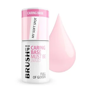 BrushUp! Caring Base baza hybrydowa do paznokci My Soft Spot 5g - Lakiery hybrydowe - miniaturka - grafika 1