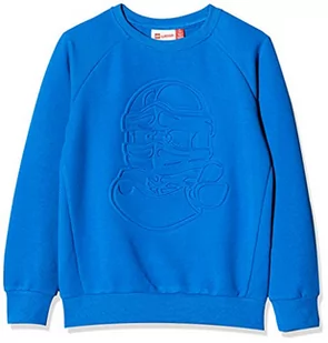 Lego Wear Bluza chłopięca Lwsam Ninjago, niebieski (Dark Blue 575), 104 cm - Bluzy dla chłopców - miniaturka - grafika 1