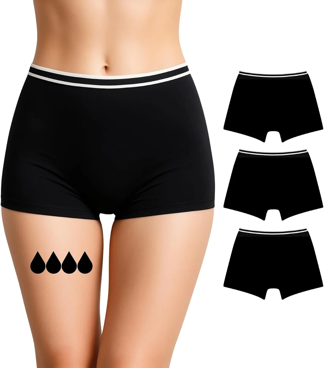 Majtki menstruacyjne chłonne XXL Neo-Pack bawełniane