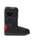 Śniegowce damskie - LOVE MOSCHINO Śniegowce JA24172G1HIT7000 Czarny - miniaturka - grafika 1