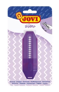 Wysuwana gumka do ścierania, fioletowa, 1 sztuka - Gumki biurowe - miniaturka - grafika 1