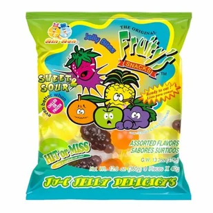 Dindon Ju-C Jelly Fruits Sour 360g - Galaretki - miniaturka - grafika 1