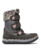 Buty dla dziewczynek - Primigi Śniegowce 6880200 S GORE-TEX Szary - miniaturka - grafika 1
