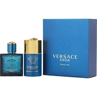 Zestawy perfum męskich - Versace Eros Pour Homme Gift Set EdT + Deo stick (50 + 75 ml) - miniaturka - grafika 1