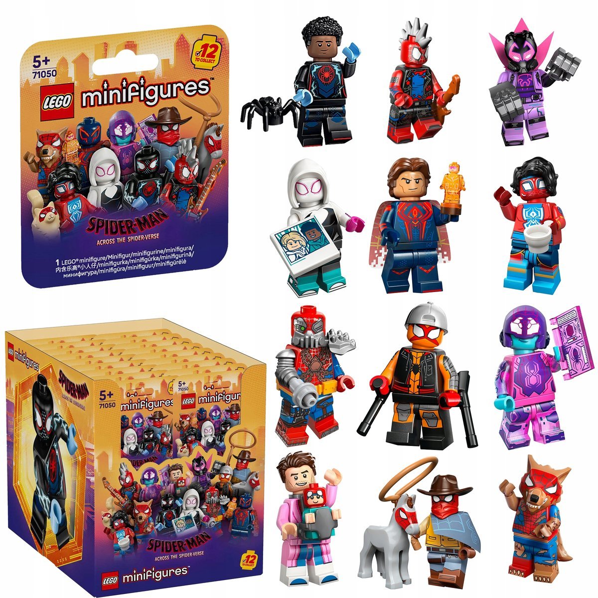 71050 - LEGO Minifigures - Spider-Man: Poprzez multiwersum - 36 szt.