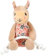 Zabawki dla psów - Zolux CHIQUITOS Lama na sznurku zabawka pluszowa 19 cm - miniaturka - grafika 1