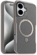 Etui i futerały do telefonów - Etui do iPhone 16 MagSafe, szare - miniaturka - grafika 1