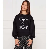 Bluzy dla dziewczynek - Karl Lagerfeld Kids Bluza CAFÉ DE KARL Regular Fit - miniaturka - grafika 1