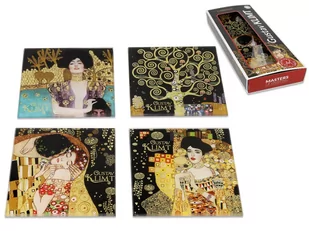 Kpl. 4 podkładek szklanych - G. Klimt (CARMANI) - Obrusy i serwetki - miniaturka - grafika 1