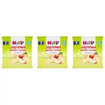 Hipp Jabłkowe wafelki ryżowe po 7. miesiącu zestaw 3 x 30 g Bio - Przekąski dla dzieci - miniaturka - grafika 1