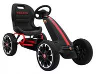 Jeździki dla dzieci - Gokart ABARTH Czarny - miniaturka - grafika 1