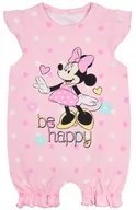 Rampersy - Różowy rampers z kolorowym wzorem Myszki Minnie 3-6 m 68 cm - miniaturka - grafika 1