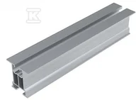 Akcesoria do kolektorów i fotowoltaiki - Profil aluminiowy bez ścianek bocznych z kanałem na śrubę teową i wpust, dł. 3540mm - miniaturka - grafika 1