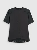 Koszulki rowerowe - 4F Koszulka kolarska damska - czarna XS - miniaturka - grafika 1