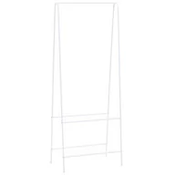 Wieszaki i stojaki - vidaXL Wieszak na ubrania, 59 x 35 x 150 cm, biały - miniaturka - grafika 1
