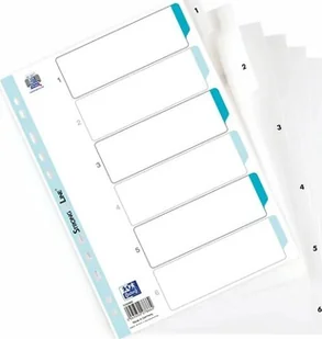 Elba Elba 100204806, White, Polypropylene PP, A4, 0.12 mm, 6 pcs - Koszulki na dokumenty - miniaturka - grafika 1