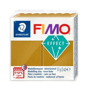 Masa termoutwardzalna Fimo 57g złoty metaliczny - Staedtler - Masy plastyczne - miniaturka - grafika 1