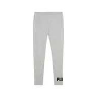 Spodnie sportowe damskie - Legginsy damskie z logo No. 1 ESS PUMA Light Gray Heather - miniaturka - grafika 1