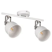 Lampy sufitowe - Lampa sufitowa KANLUX Derato EL-2I W-SR Biało-srebrny - miniaturka - grafika 1