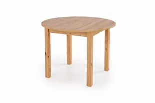 ST44M 102x102-142cm stół okrągły rozkładany dąb artisan - Ławy i stoliki kawowe - miniaturka - grafika 1