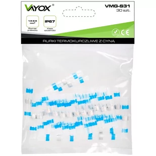 Rurki Termokurczliwe Z Cyną I Klejem 1.5-2.5Mm 30 Szt. Vmg-S31 Vayox - Inne mocowania - miniaturka - grafika 1