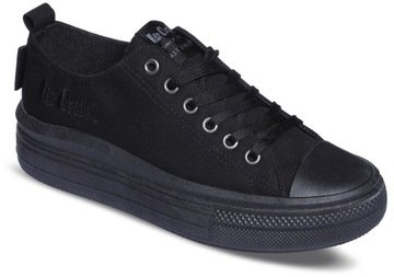 Trampki Damskie Lee Cooper Tenisówki Niskie Czarne 38 1624 SS25
