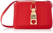 Torebki damskie - Love Moschino Damska torba na ramię, rozmiar uniwersalny, czerwony - czerwony - jeden rozmiar - miniaturka - grafika 1