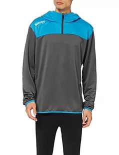Kempa Emotion 2.0 męska bluza z kapturem, antracyt/niebieski, XXXL - Bluzy męskie - miniaturka - grafika 1