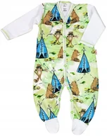 Pajacyki dla niemowląt - PAJAC pajacyk Rozpinany ZDOBIONY Wigwamy r 68 KLEKLE - miniaturka - grafika 1